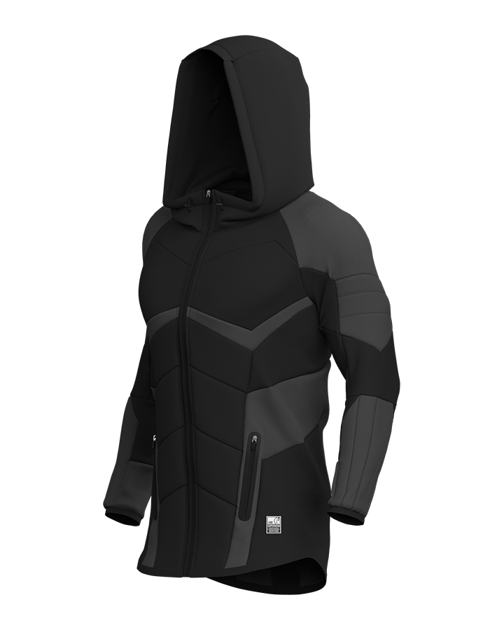 DC Comics The Batman Kapuzenpullover – 'Raining Vengeance' Design, 100% Baumwolle, Schwarz