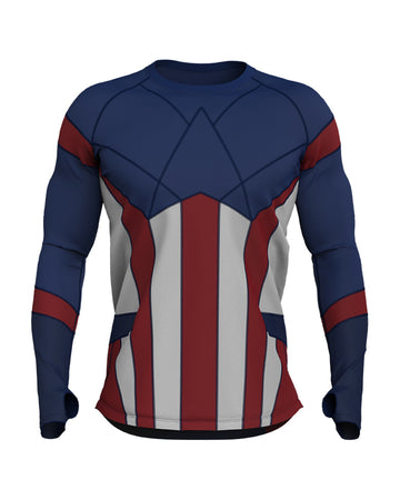 CAPTAIN AMERICA Long Sleeve Performance Shirt